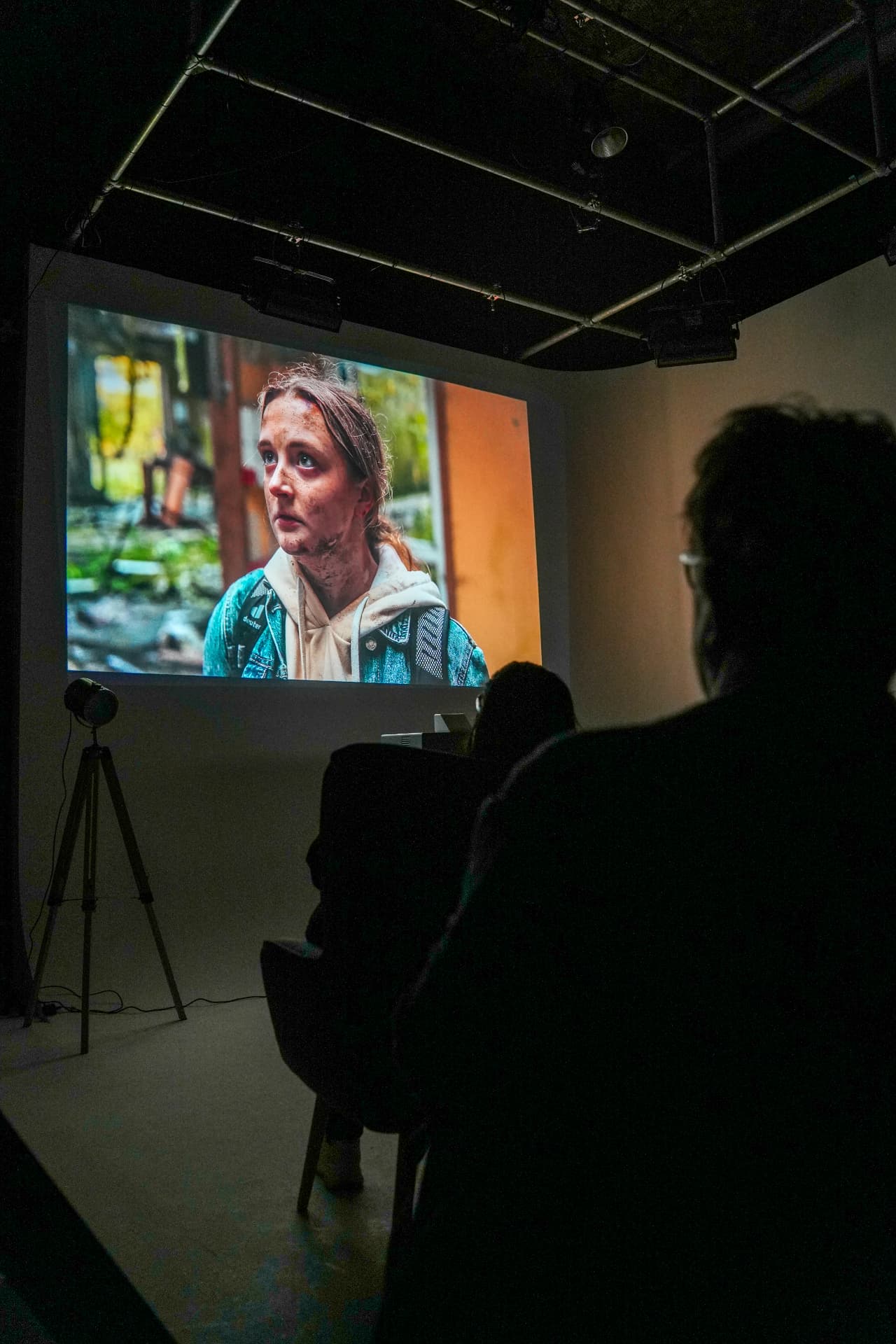 Audience watching The Last Echo on screen
